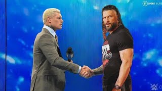 OMG🤯Roman Reigns amp Cody Rhodes Come Together Attack Solo Sikoa Bloodline on SmackDown Highlights2024 [upl. by Li184]