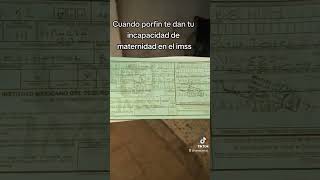 Incapacidad por maternidad IMSS 🤰🏻 Selogro incapacidad imss embarazo shorts [upl. by Eico]