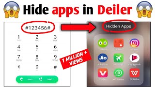 How To Hide Apps on Android 2021 No Root  Dialer Vault hide app  how to hide apps and videos [upl. by Hugues]