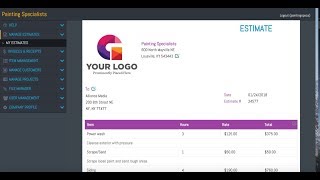 Estimate amp Invoice Software  Job Estimator App [upl. by Orhtej232]