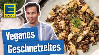 Veganes Geschnetzeltes I Soja Geschnetzeltes Rezept I UdPP [upl. by Yramesor714]