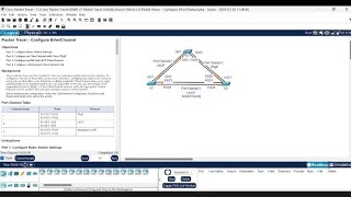 624 packet tracer  configure etherchannel [upl. by Malti]