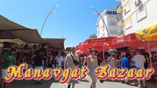 🇹🇷 Antalya Manavgat Bazaar Tour  Best Replica Shopping 2024 bazaar manavgat replica [upl. by Karoline]