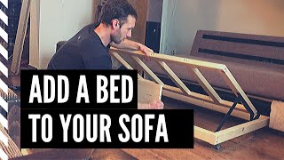 Diy Corner sofa  Upgrade to Corner Sofa Bed [upl. by Qifar380]