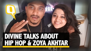 The Quint Rapper Divine Talks About HipHop Zoya Akhtar amp Ranveer Singh [upl. by Notle93]