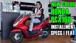 NEW HONDA PCX160 RED 2024  INSTALLMENT  SPECS [upl. by Thor474]