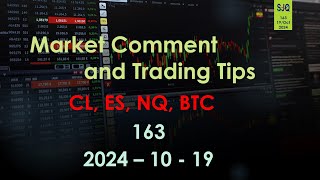 20241019 마켓 코멘트 및 트레이딩 팁  CL ES NQ BTC [upl. by Prevot]