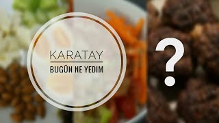 KARATAY DIYETI  Bugün Ne Yedim Köfte Tarifi 🍴🍳🍛 [upl. by Crifasi918]