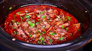 Slow Cooker Barbacoa Recipe  How to Make Beef Barbacoa [upl. by Perlie896]