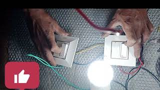 two way switch wiring  2 way switch wiring diagram [upl. by Neirod]