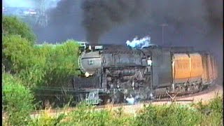 Union Pacific 3985 August 1992 Forney to Wills Point Pt 5 [upl. by Esdnil]