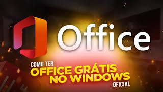 Como ter PACOTE OFFICE COMPLETO no PC GRÁTIS OFICIAL [upl. by Haisej207]