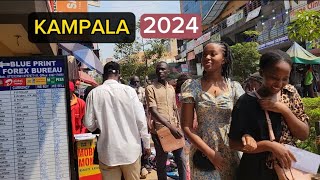 KAMPALA city downtown in 2024 [upl. by Bidle]