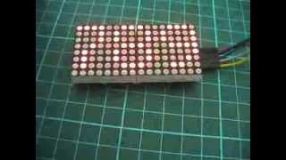 MAX7219 Arduino Example Three [upl. by Draneb711]