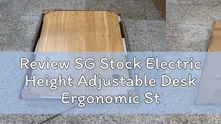 Review SG Stock Electric Height Adjustable Desk Ergonomic Standing Desk 4 Memory Height 120cm Offic [upl. by Waxler]