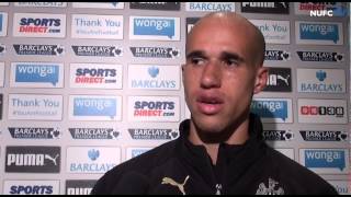 Obertan And Pardew On Leicester Win [upl. by Ytissac]