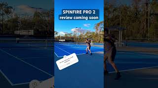 Spinfire Pro 2 Ball Machine Review…Coming Soon tennislife ballmachine tennis tennistime [upl. by Fredra535]