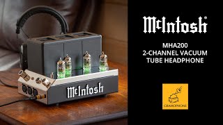 McIntosh MHA200 2Channel Vacuum Tube Headphone Amplifier [upl. by Heller]