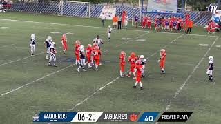 MFL W6  Vaqueros vs Jaguares  Peewee Plata [upl. by Aisilef]