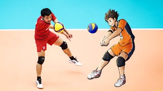 Taichiro Koga  Nishinoya in Real Life Volleyball  Crazy Skills [upl. by Levenson]