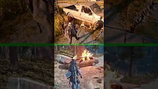 FIRE PHYSICS COMPARISON TLOU2 VS DAYS GONE PART 5 [upl. by Sashenka534]