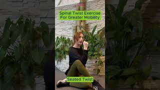 Spinal Twist Exercise for Greater Mobility Improve your Spines Flexibility and Reduce Stiffness [upl. by Catt992]