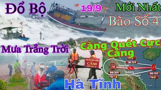 Mới Nhất 199 Bão Số 4 Càng Quét Cực Căng Mưa Trắng Trời Cầu Phao Phú Thọ Tiến Hành [upl. by Nodnal]