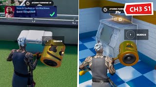 Search Coolers or Ice Machines Locations in Fortnite Chapter 3 Season 1 Quest [upl. by Hy]