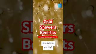 Cold Shower Benefits Elevate Your Focus shorts coldshowers [upl. by Margarette]