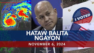 UNTV Hataw Balita Ngayon  November 06 2024 [upl. by Parthenia506]