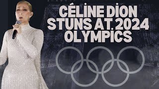 Céline Dion’s Stunning Eiffel Tower Performance  2024 Olympics Opening Ceremony Finale [upl. by Liebowitz]