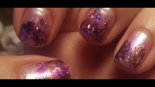 Nail Art Foil Tutorial amp Review [upl. by Ahtelrac]