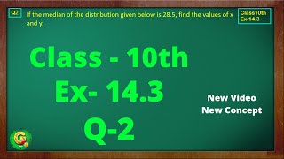 Ex 143 Q2 Class10  Statistics  Class10 Math  NCERT CBSE  Green Board Classes [upl. by Quita]