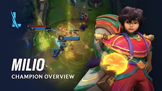 Milio Champion Overview  Gameplay  League of Legends Wild Rift [upl. by Issor]