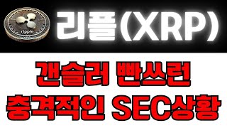 리플SEC내부는 이미 분열시작 내용이 충격입니다리플 리플코인 암호화폐 [upl. by Llenoj]