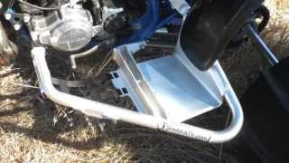 Honda 250R Nerf Bars [upl. by Eelyam]