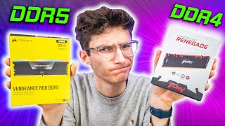 Youre Probably Wasting Your Money 🙄 DDR4 vs DDR5 RAM For Gaming [upl. by Pen]