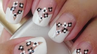 Nail Art  Cute Florecitas  Decoración de Uñas [upl. by Notanhoj360]