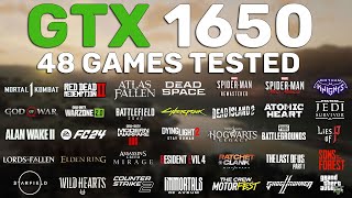 GTX 1650 Test in 48 Games in 2023 [upl. by Ulric]