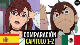 Dandadan Doblaje Latino vs Castellano Capítulo 1 y 2 Comparación de Doblajes [upl. by Tsnre]