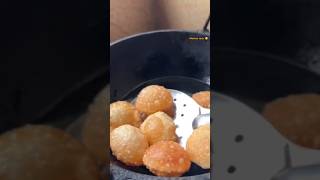 Pehli baar mein hi perfect bana is trick se  PANIPURI RECIPE shorts panipuri viralvideo [upl. by Evered269]