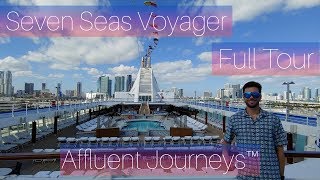 Regent Seven Seas Voyager Full Tour [upl. by Aleekat]