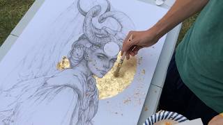 How to Gold Leaf Tutorial [upl. by Natal264]