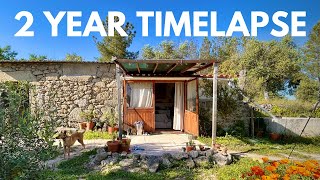 2 Years Off Grid  Everything We Built on our Homestead  TIMELAPSE [upl. by Etti]