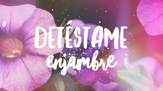 Detéstame  Enjambre Letra [upl. by Rhodia]