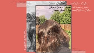 Bigen SemiPermanent Hair Color Review [upl. by Ahtram]