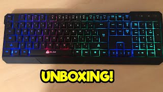 KLIM CHROMA WIRELESS KEYBOARD UNBOXING [upl. by Tades732]