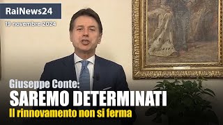 Giuseppe Conte a RaiNews24 sulla Costituente 5 Stelle [upl. by Eilak255]