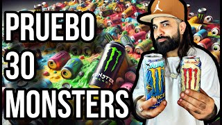 Pruebo y rankeo 30 tipos de Monster ¿Cuál será mi favorito [upl. by Critta]