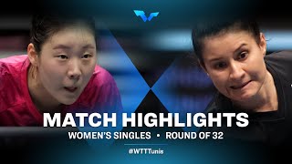 Lee Zion vs Sibel Altinkaya  WS  WTT Contender Tunis 2022 R32 [upl. by Ayad]